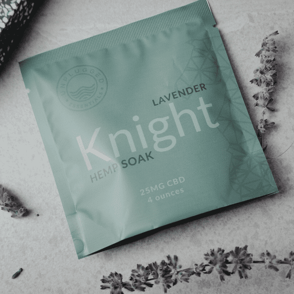 The Knight Soak from Unplugged Essentials in 4 ounces.