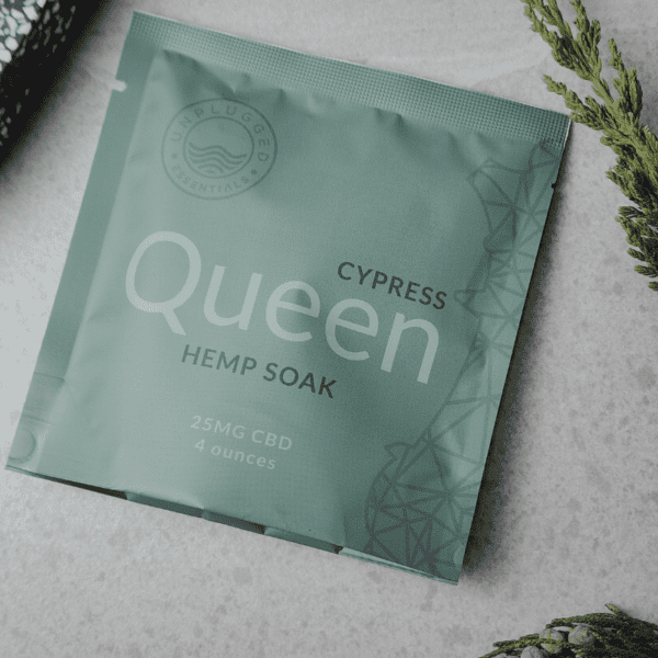 The Queen Soak by Unplugged Essentials in 4 ounces.