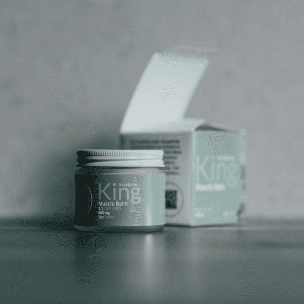 The King Muscle Balm by Unplugged Essentials.